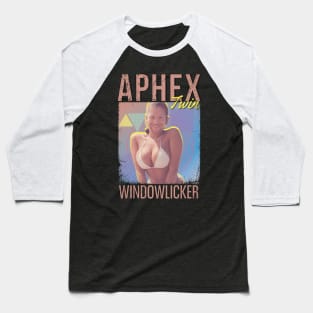 Aphex Twin Vintage 1971 // Windowlicker Original Fan Design Artwork Baseball T-Shirt